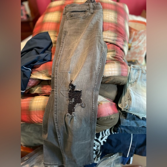 Hollister Other - Men’s Hollister Black Distressed Skinny Jeans